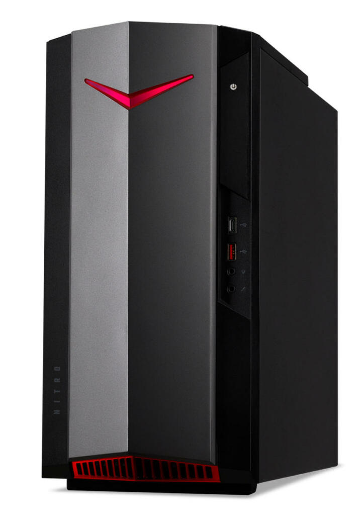 Acer Nitro 50 N50-640-UR12 GAMING Tower Core™ i5-12400F 1TB + 512GB SSD ...